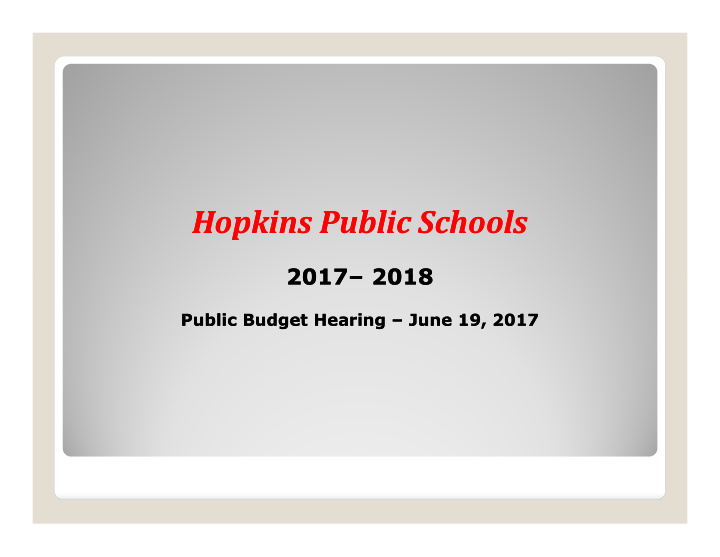 hopkins public schools hopkins public schools