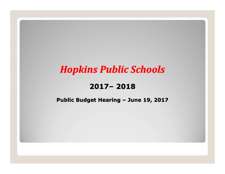 hopkins public schools hopkins public schools