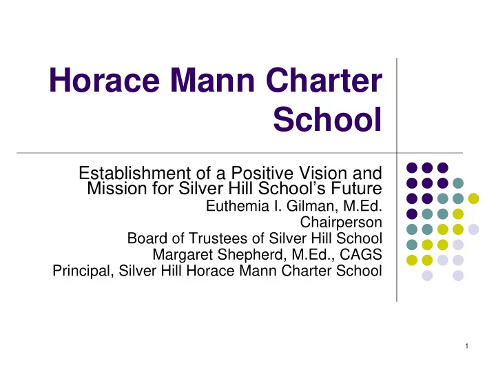 horace mann charter school