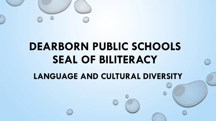 seal of biliteracy