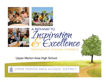 Upper Merion Area High School  Keystone Algebra  Class of 2014  Total Group  Econ Dis  IEP