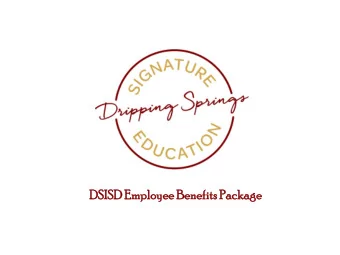 DSI  SISD  SD Emp  mployee  loyee Bene  nefits  fits Pa  Pack  ckage  Plan Sponsors and Third Party