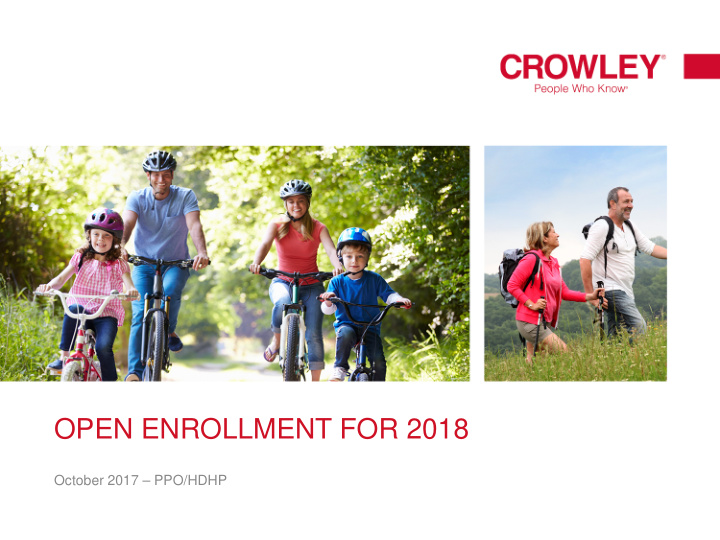 open enrollment for 2018