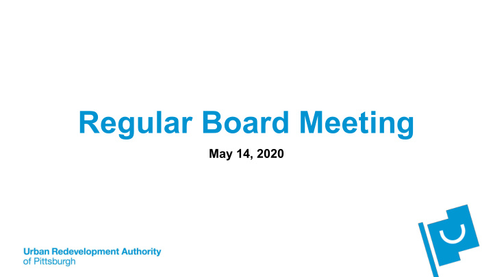 regular board meeting