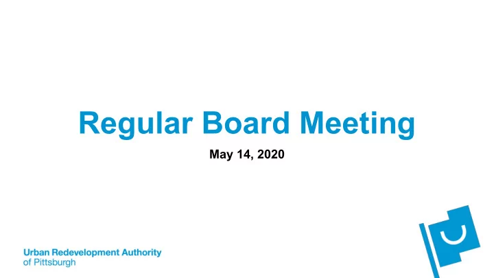 regular board meeting
