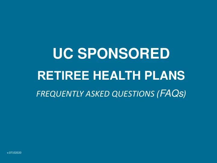 uc sponsored