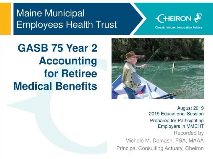for retiree