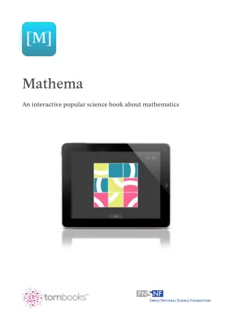 Mathema  An interactive popular science book about mathematics  Mathematics plays a key role in