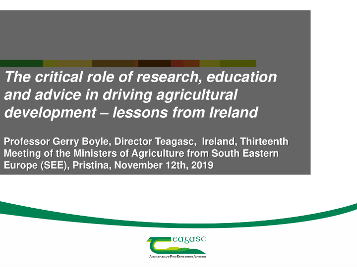 the critical role of research education and advice in