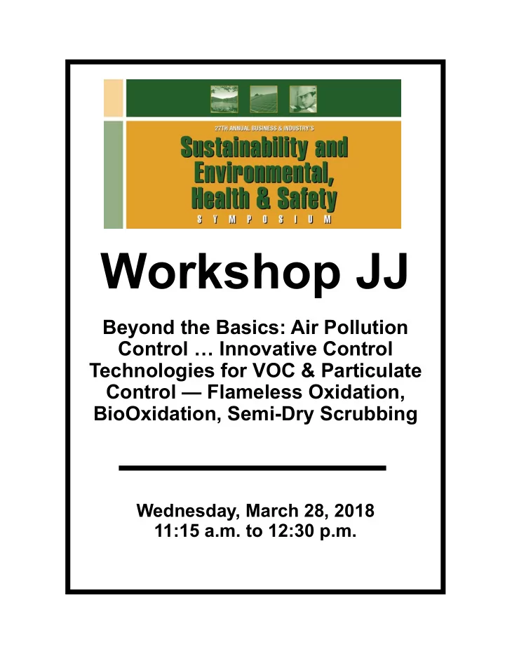 workshop jj