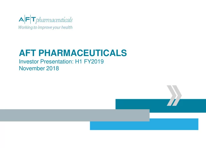 aft pharmaceuticals