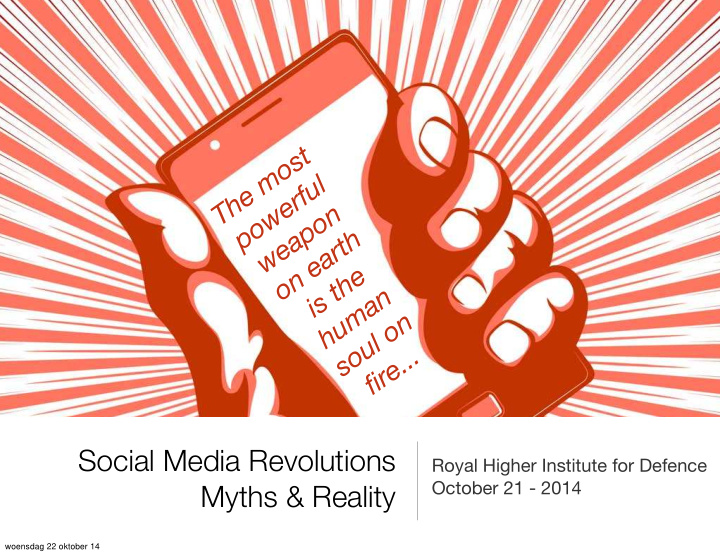 social media revolutions
