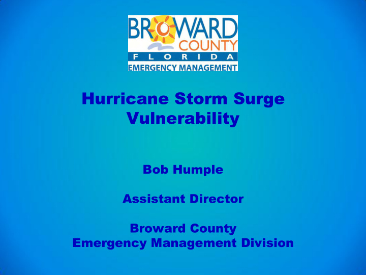 hurricane storm surge vulnerability