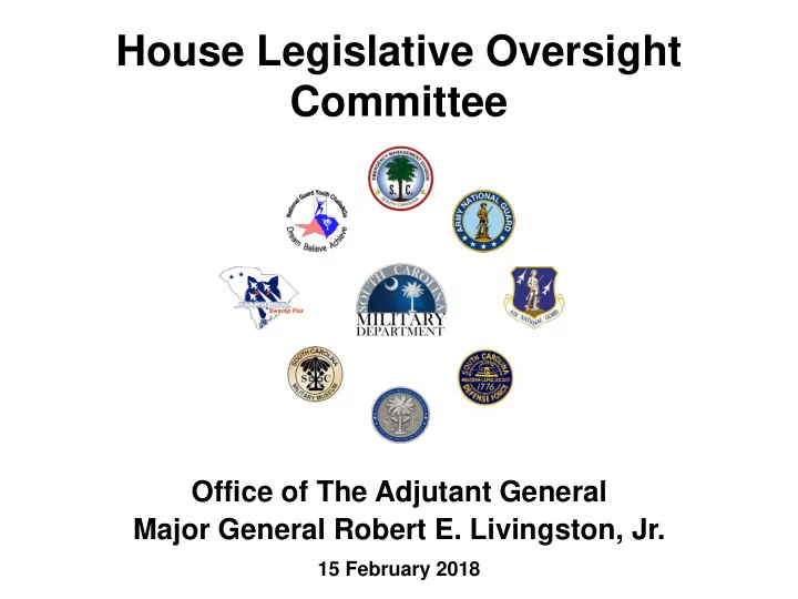 house legislative oversight committee