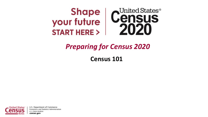 preparing for census 2020