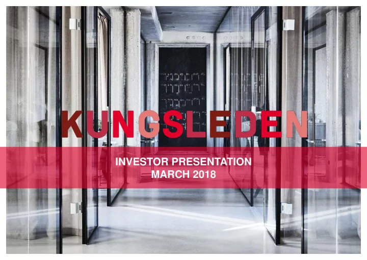 investor presentation
