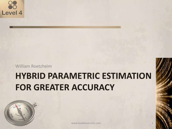 hybrid parametric estimation