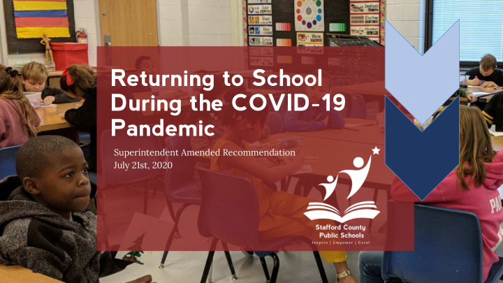 returning to school during the covid 19 pandemic
