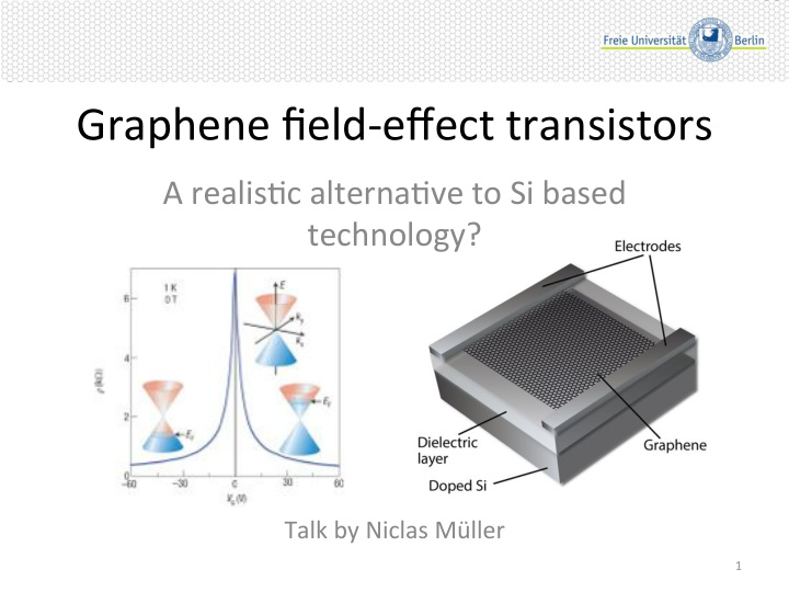 graphene field effect transistors
