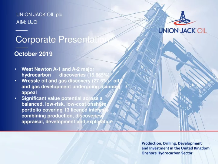 corporate presentation