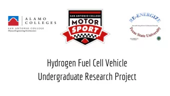 Hydrogen Fuel Cell Vehicle  Undergraduate Research Project  Background  Chassis &amp; Shell  Wheels