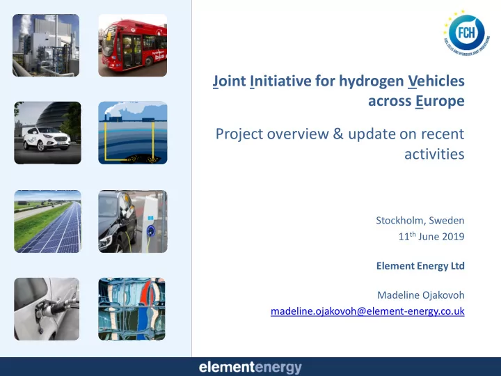 joint initiative for hydrogen vehicles
