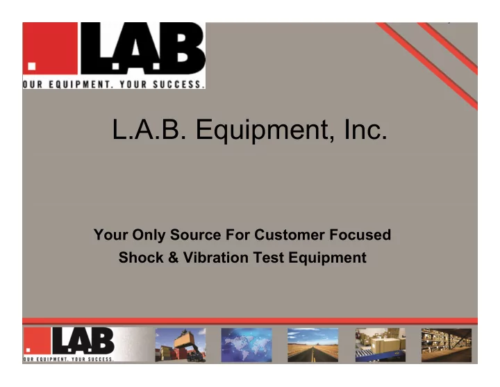 l a b equipment inc