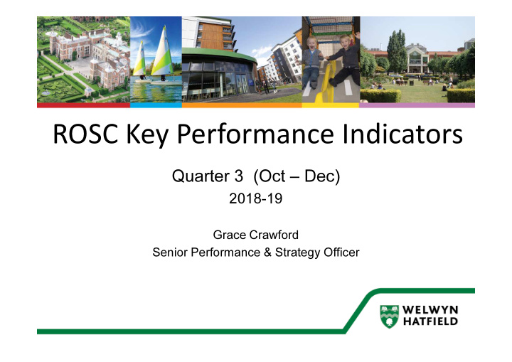 rosc key performance indicators