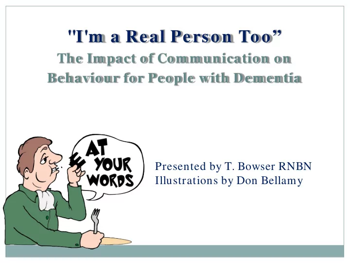 quot i m a real person too