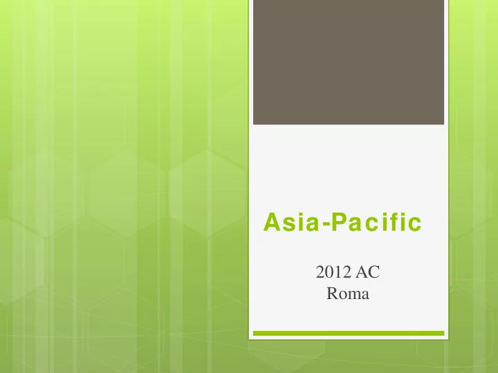 asia pacific