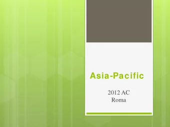 Asia-Pacific  2012 AC  Roma  Conference Level  drafting Our Environmental Way of Proceeding