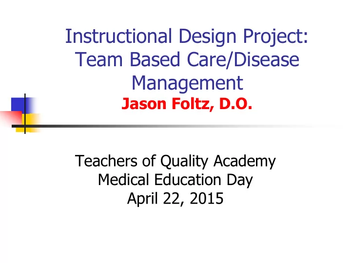 team based care disease