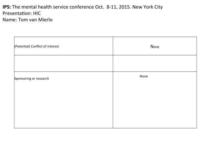 ips the mental health service conference oct 8 11 2015