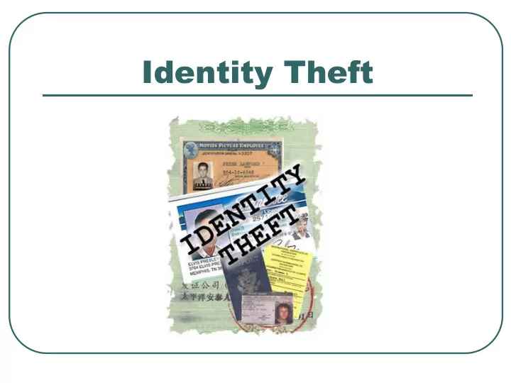 identity theft