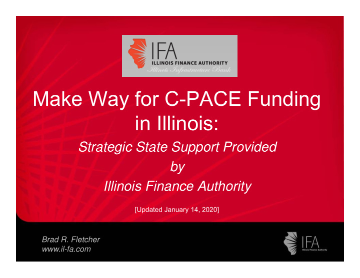 make way for c pace funding in illinois