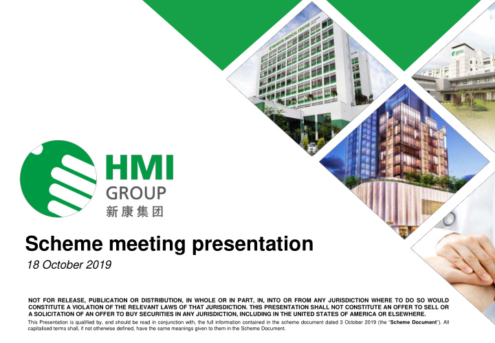 scheme meeting presentation