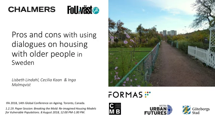 dialogues on housing
