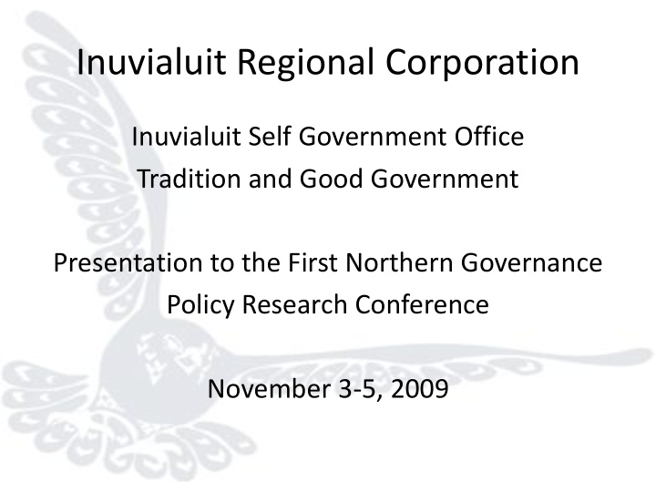 inuvialuit regional corporation