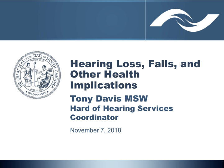 hearing loss falls and other health implications