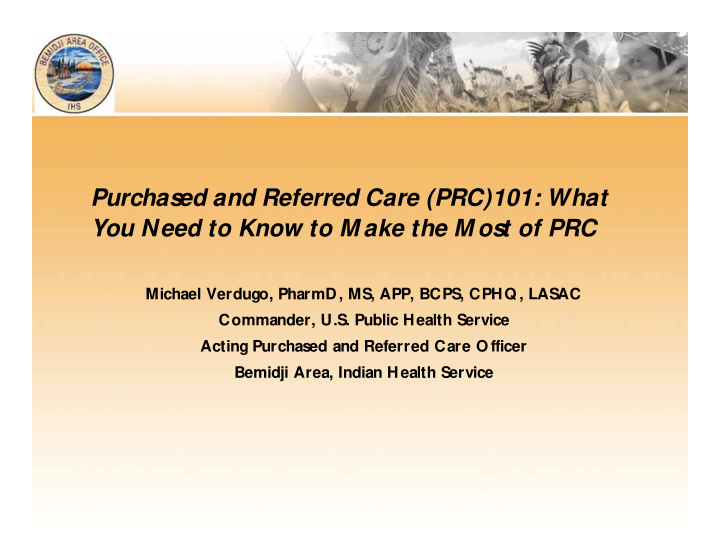 purchas ed and referred care prc 101 what you need to