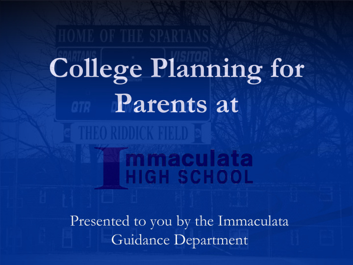 college planning for parents at