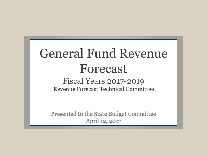 general fund revenue