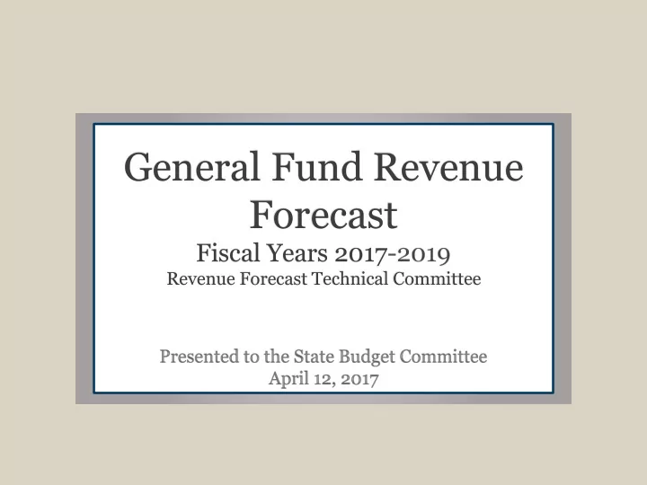 general fund revenue