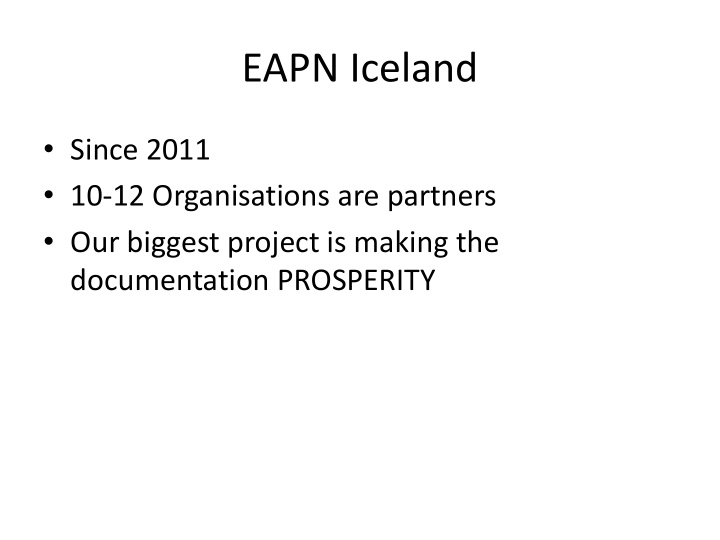 eapn iceland