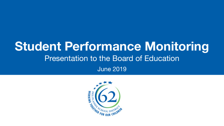student performance monitoring