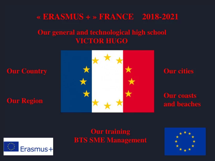 erasmus france 2018 2021