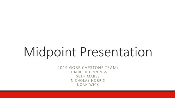 midpoint presentation