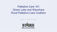 palliative care 101 green lake and waushara rural