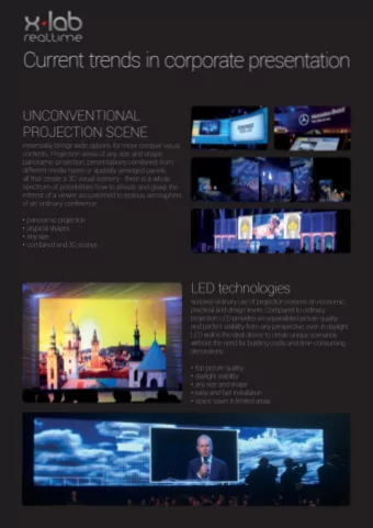 3D environment  Creative content production and error-free broadcast  real-time 3D animations and