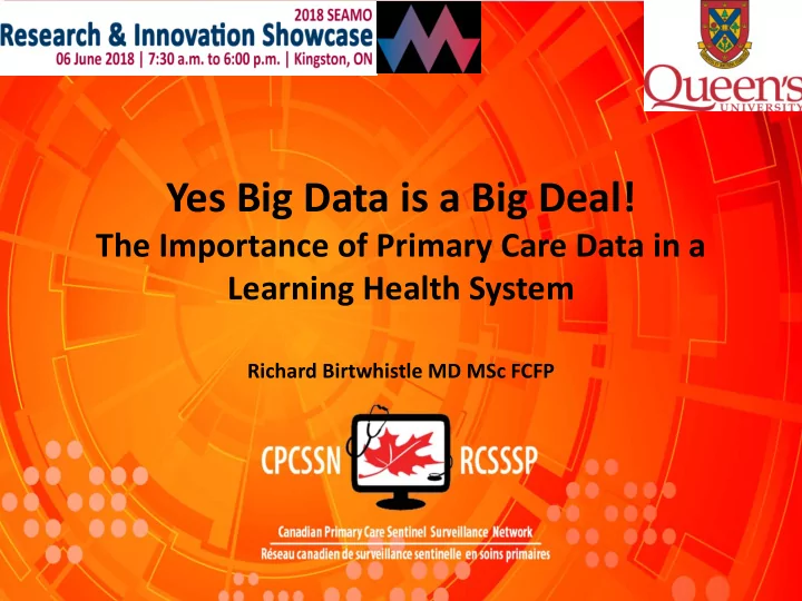 yes big data is a big deal